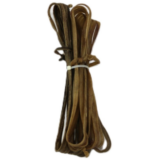1/4" in Rawhide Bison Lace (White Tie) 2pcs