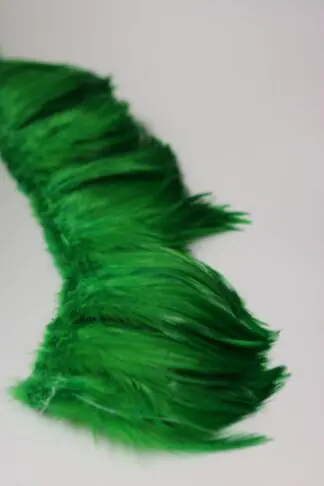 5-6" Green light bright hackles