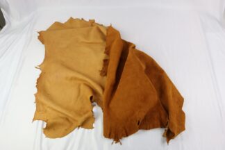 ACORN Buckskin Leather Hide for Native Crafts Clothing Pipe Flute Bags Laces