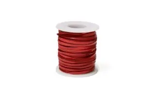 1/8" X 50' red deer lace spool