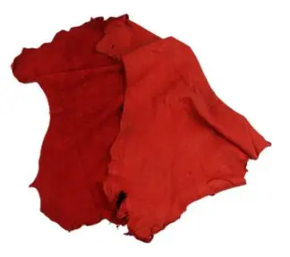 Red deer leather