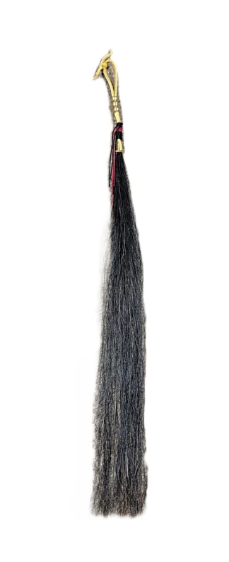 Black horse hair tie