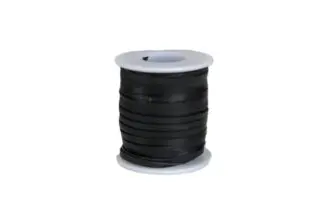 1/8" X 50' Black deer lace spool