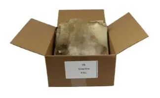 Elk rawhide scrap box