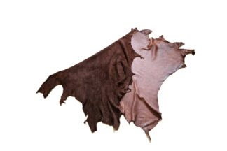 Chocolate deer leather