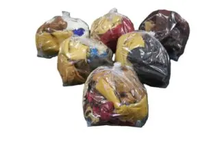 Leather scrap bags - Bison or Deer