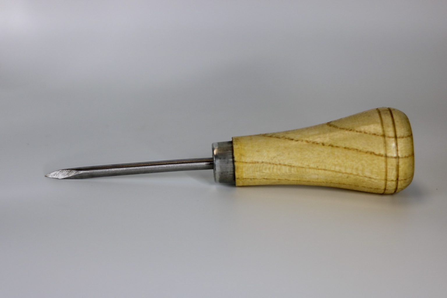 Tritip wood handle awl Centralia Fur & Hide