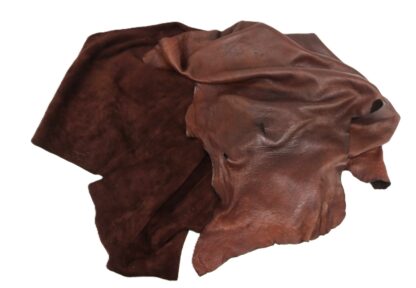 Chocolate elk leather