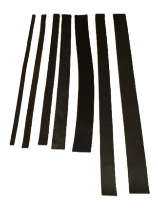 Black belt strap leather