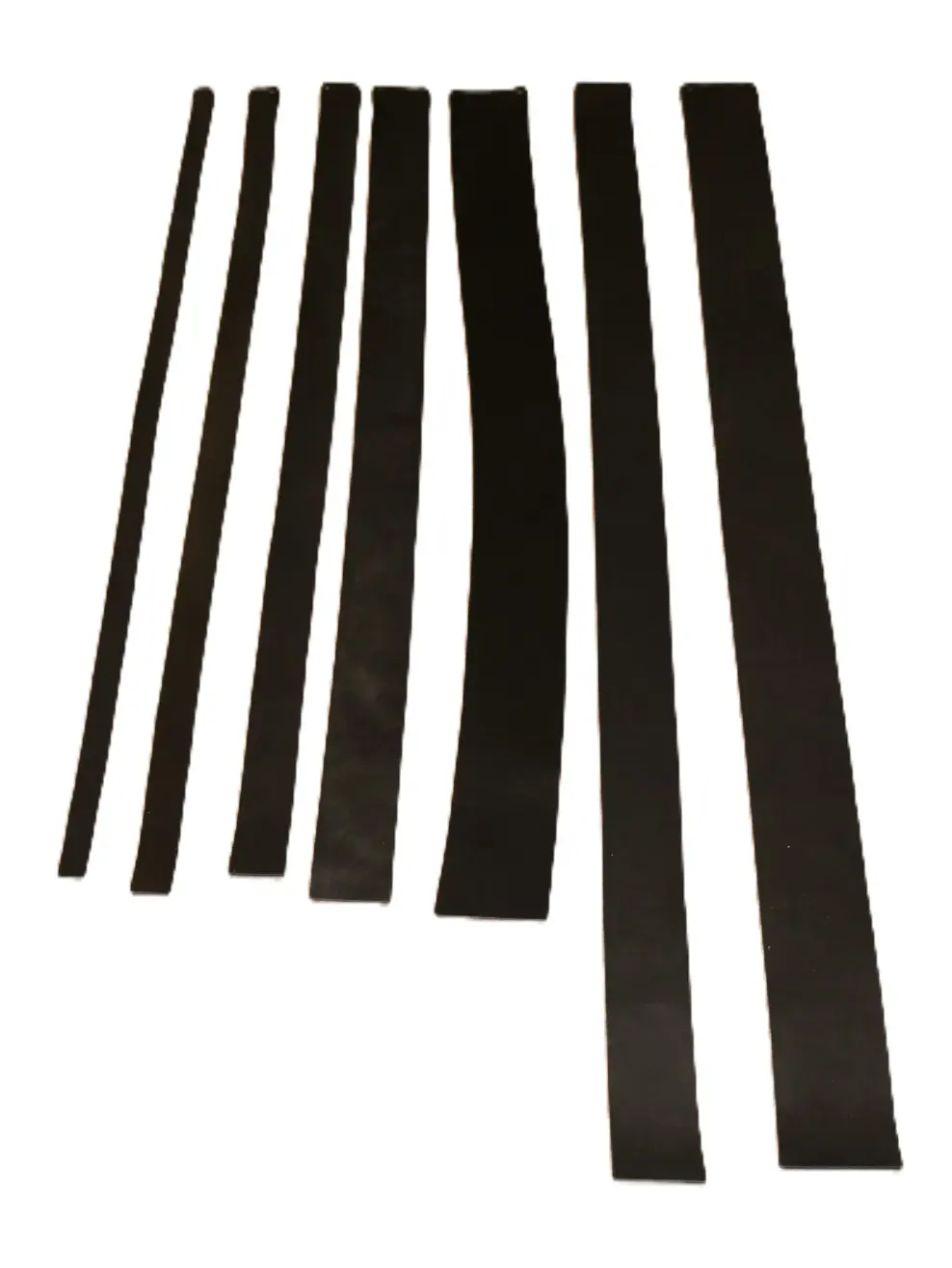 Black belt strap leather