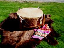 34 Inch X 14 Inch Powwow Drum