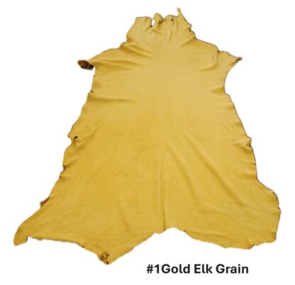 Gold elk leather - Image 4