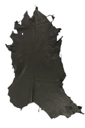 Black deer leather