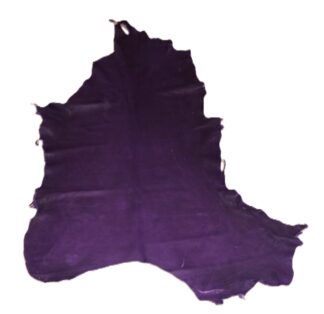 Purple elk leather