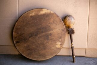 14" Beaver ready made drum and rattle bundle