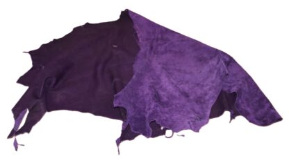 Purple elk leather