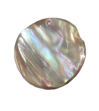 1" Abalone disc 1 Hole
