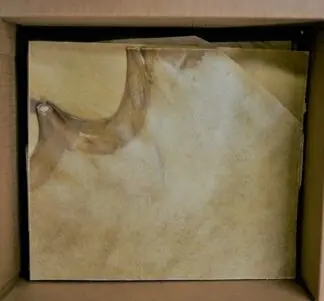 Cow rawhide scrap box