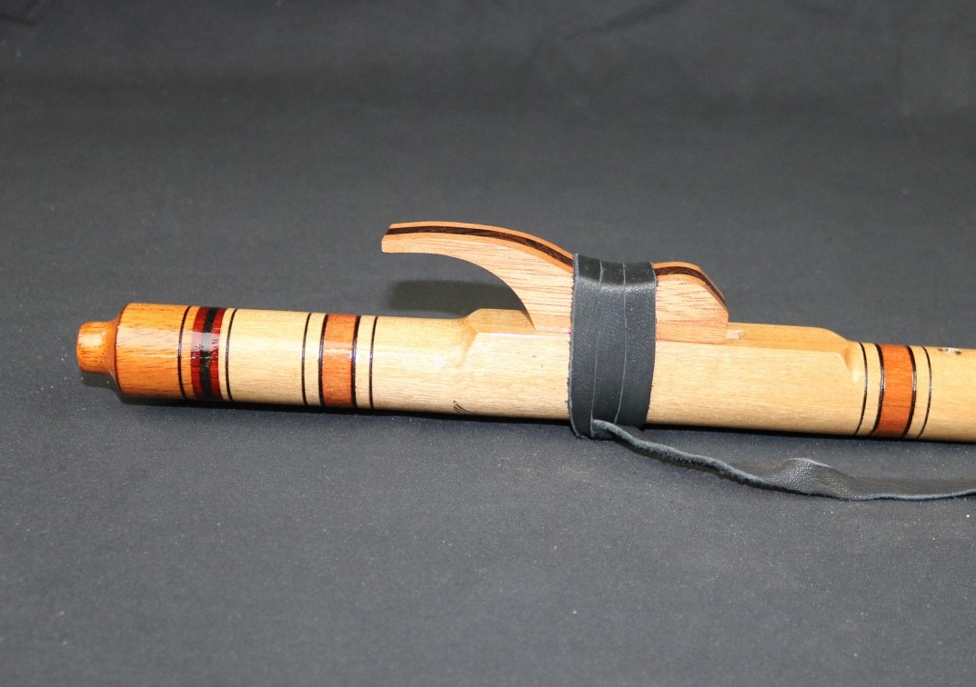 Anigre' Spanish Cedar Flute, Key of High B 23/164 Centralia Fur & Hide