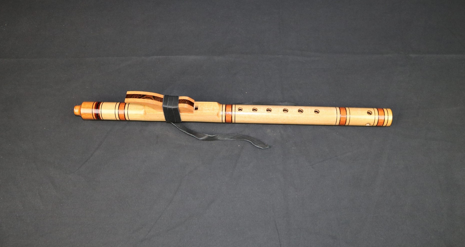 Anigre' Spanish Cedar Flute, Key of High B 23/164 Centralia Fur & Hide