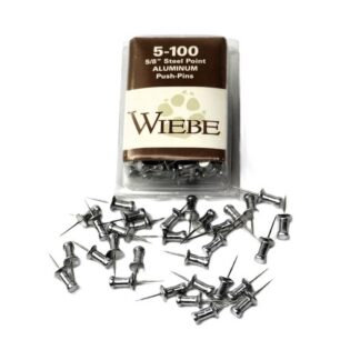 5/8-inch Steel Point Aluminum Pushpins (sold by 100)
