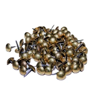 7/16 inch Brass Tacks Low Dome