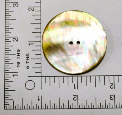 1-1/2" Mother of Pearl with 2 Holes