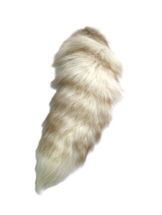 Brown Artic Marble Fox Tail