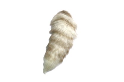 Brown Artic Marble Fox Tail