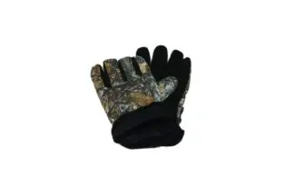 Camouflage Deerskin Ski Gloves - Size XX-Large