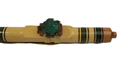 Alaskan Yellow Cedar/Green Tiger Maple Key of Low D Flute 25/44 - Image 2