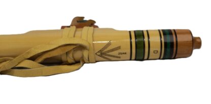 Alaskan Yellow Cedar/Green Tiger Maple Key of Low D Flute 25/44 - Image 3