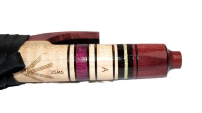 Tiger Maple/Purple Heart Key of A Flute 25/45 - Image 3