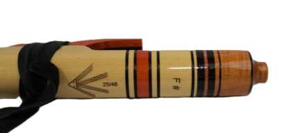 Alaskan Yellow Cedar/Orange Tiger Maple Key of F# Flute 25/48 - Image 2