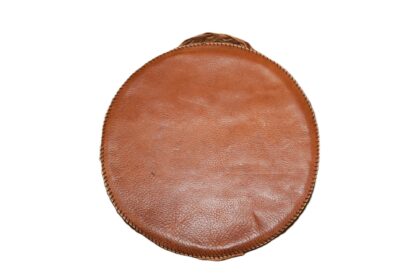 12" Drum bag with leather handle - Plain