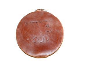 14" Drum bag with leather handle - Branded