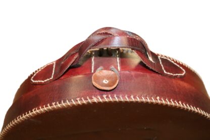 14" Drum bag with leather handle - Branded - Image 2