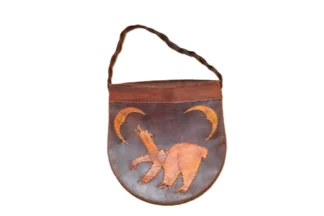 15" Drum bag with braided Shoulder Strap - Bear and w/ Moons