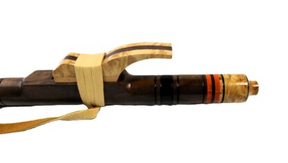 Claro Walnut/Maple Burl Flute Key of G #25/209 - Image 3