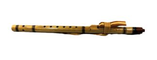 Paulownia / Claro Walnut Wood Flute Key of A #25/177