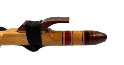 Spanish Cedar and Redwood Lace Burl Flute F# Key #25/146 - Image 3