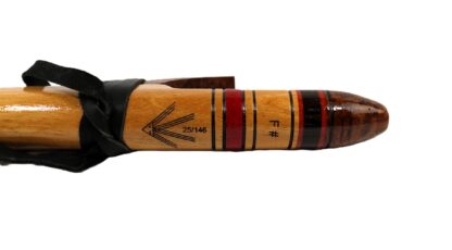 Spanish Cedar and Redwood Lace Burl Flute F# Key #25/146 - Image 2