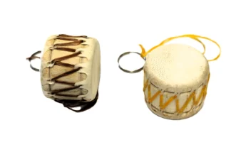 1-3/4" Mini Drum Key chain Made in U.S.A