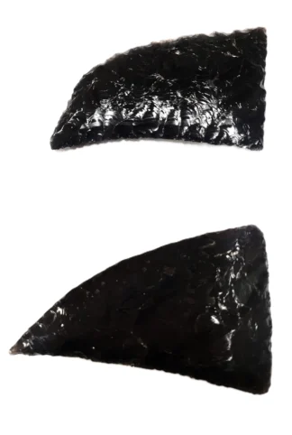 Obsidian Tomahawk Head