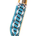 Blue, White, & Brown beads