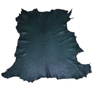 Green deer leather