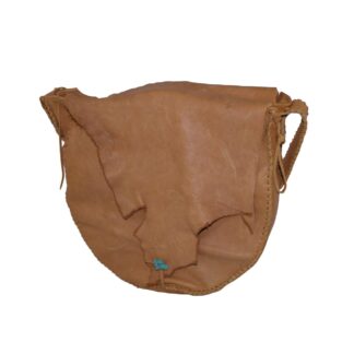 16" drum bag with strap and turquoise stone closure