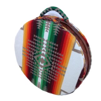 20" drum bag with green handle and pendelton