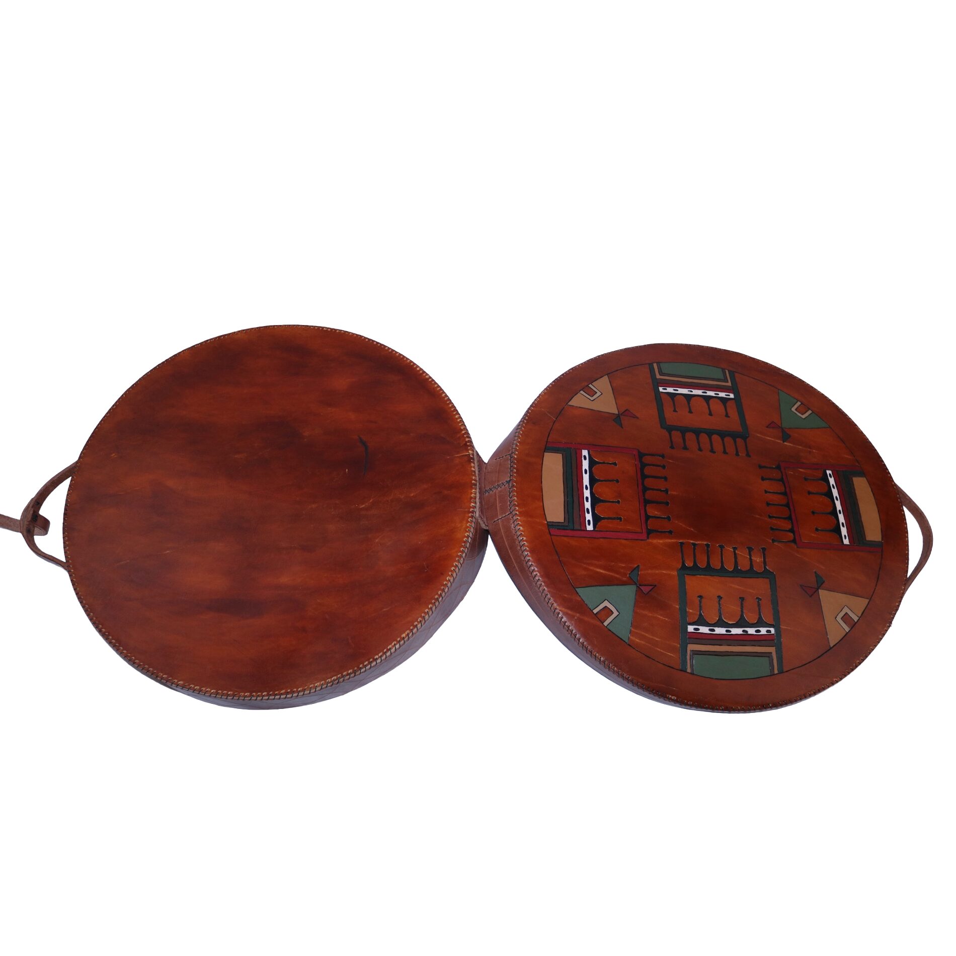 20" drum bag with leather handle and tipi's - Image 3