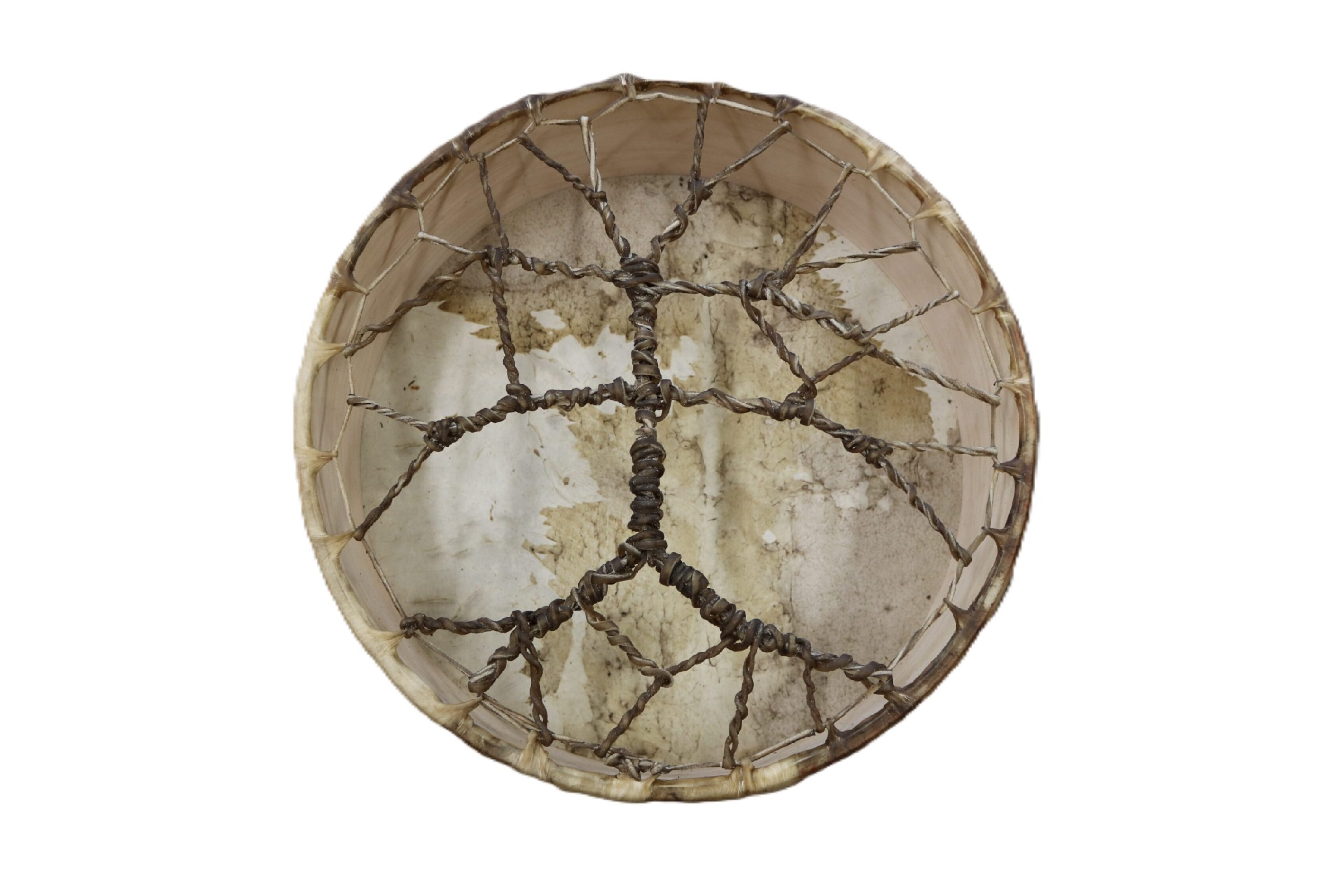 18'' X 5'' DRUM READY MADE - ELK WITH TREE HANDLE
